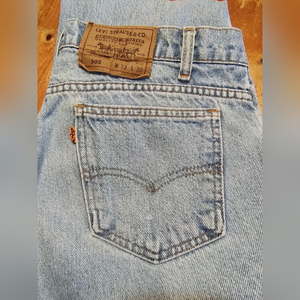 Vintage orange tab 1992 505 Levi's Jeans